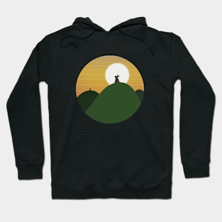 Rabbits on Hills Hoodie